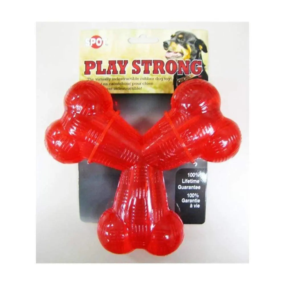 Spot® Play Strong Rubber Y-Bone Dog Toys 6 Inch Spot®