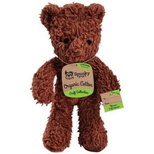 Spunky Pup Organic Cotton Bear Dog Toy Spunky Pup