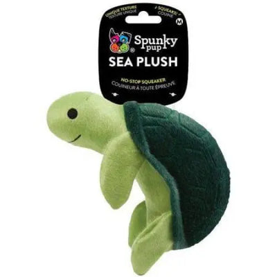 Spunky Pup Sea Plush Turtle Dog Toy Spunky Pup