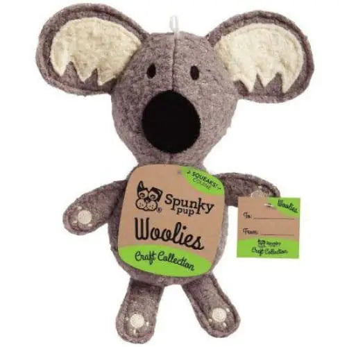 Spunky Pup Woolies Koala Dog Toy Spunky Pup