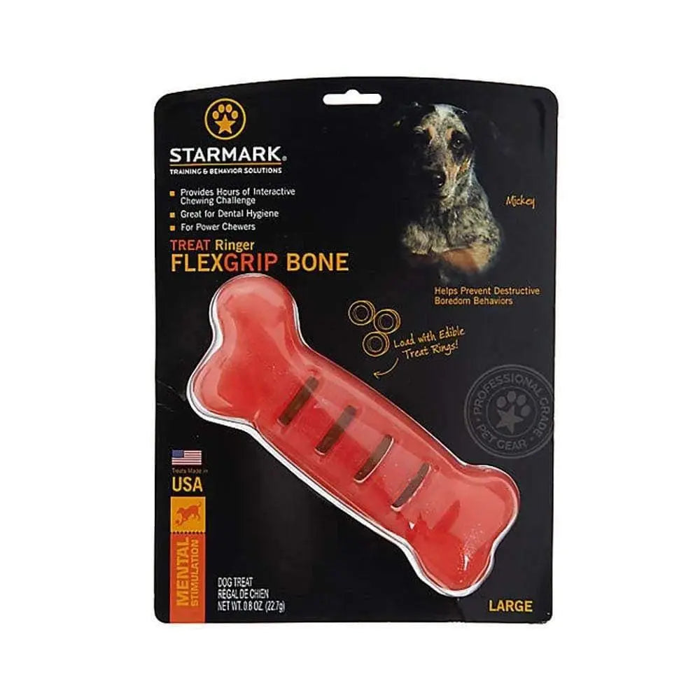 Starmark® Ringer FlexGrip Bone Dog Treats Large Starmark®