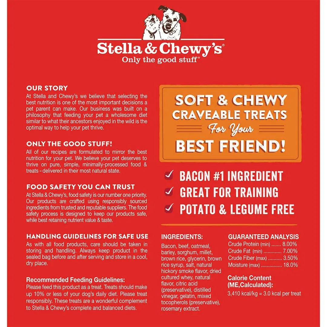Stella & Chewys Dog Crav'N Bacon Bites Beef 8.25Oz Stella & Chewy's