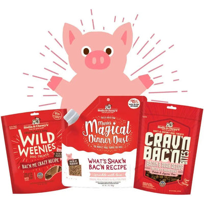 Stella & Chewys Dog Crav'N Bacon Bites Pork 8.25Oz Stella & Chewy's
