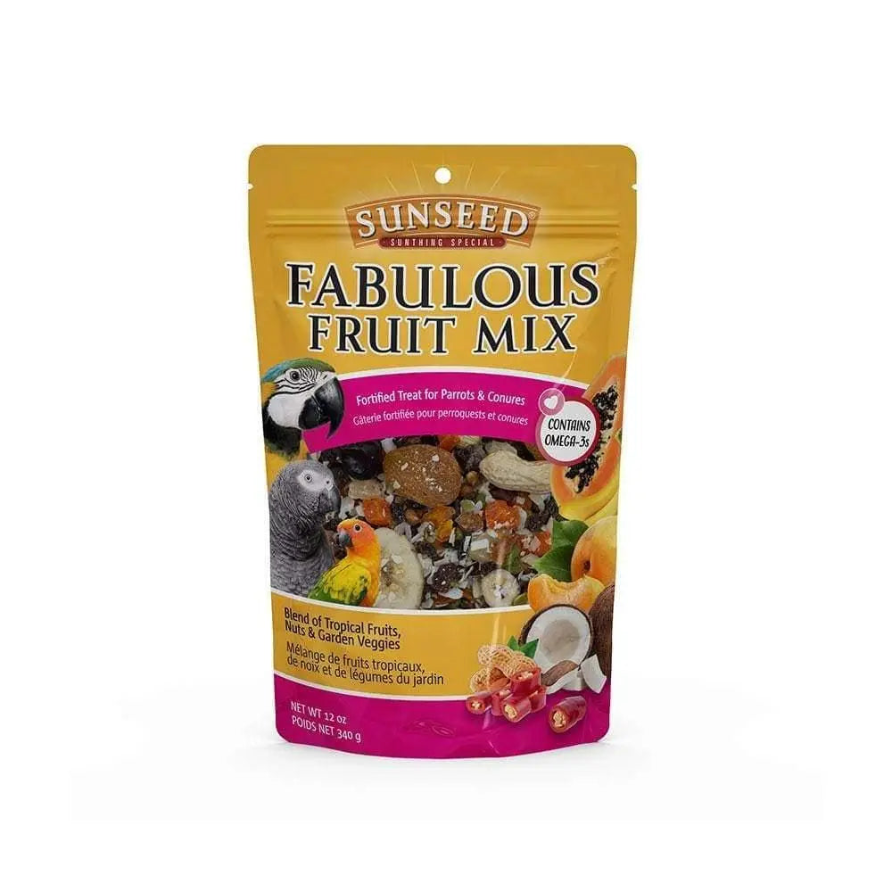 Sunseed® Fabulous Fruit Mix Treats for Parrots & Conures 12 Oz Sunseed®