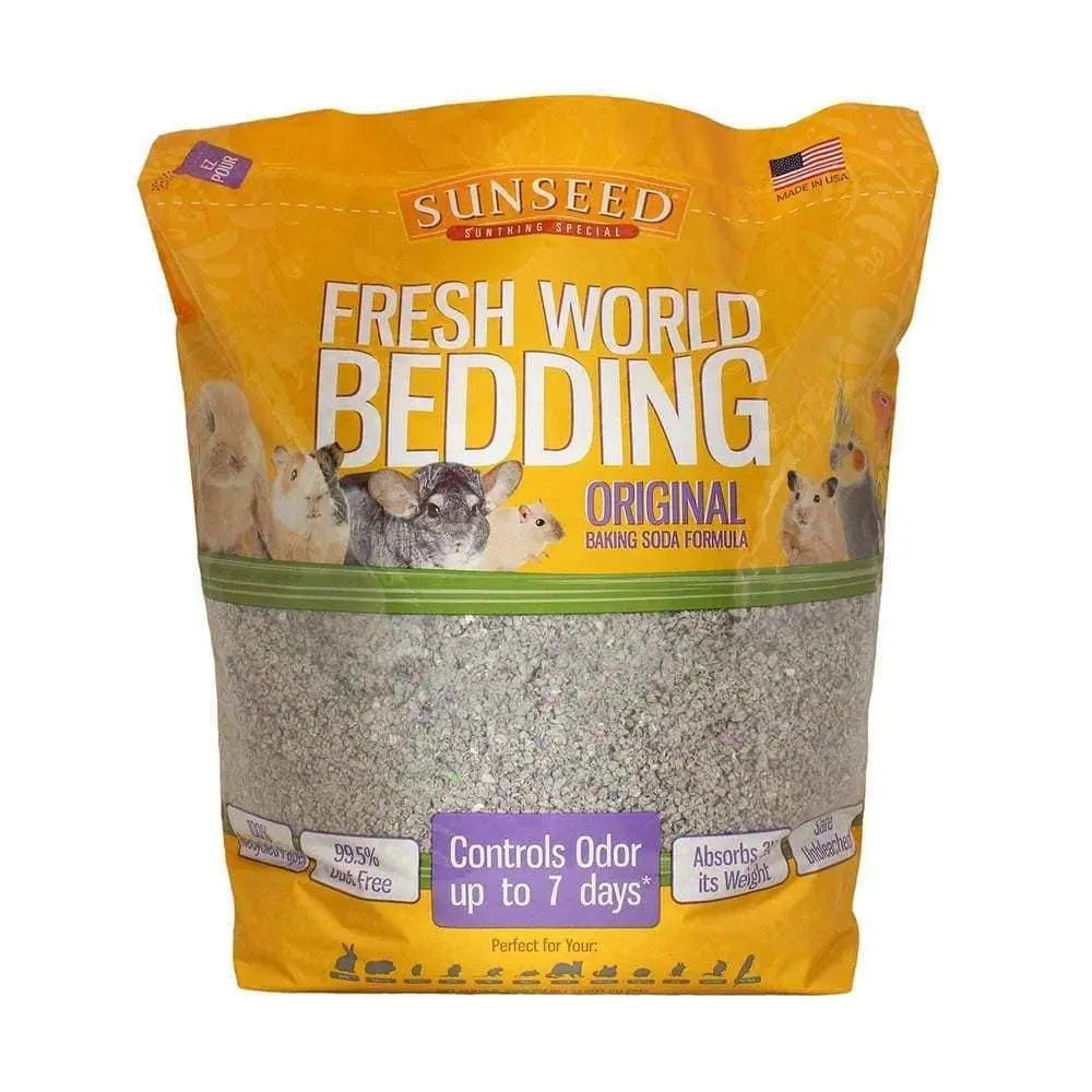 Sunseed® Fresh World Bedding Original Baking Soda Formula for Small Animals 2130 Cubic Inch Sunseed®