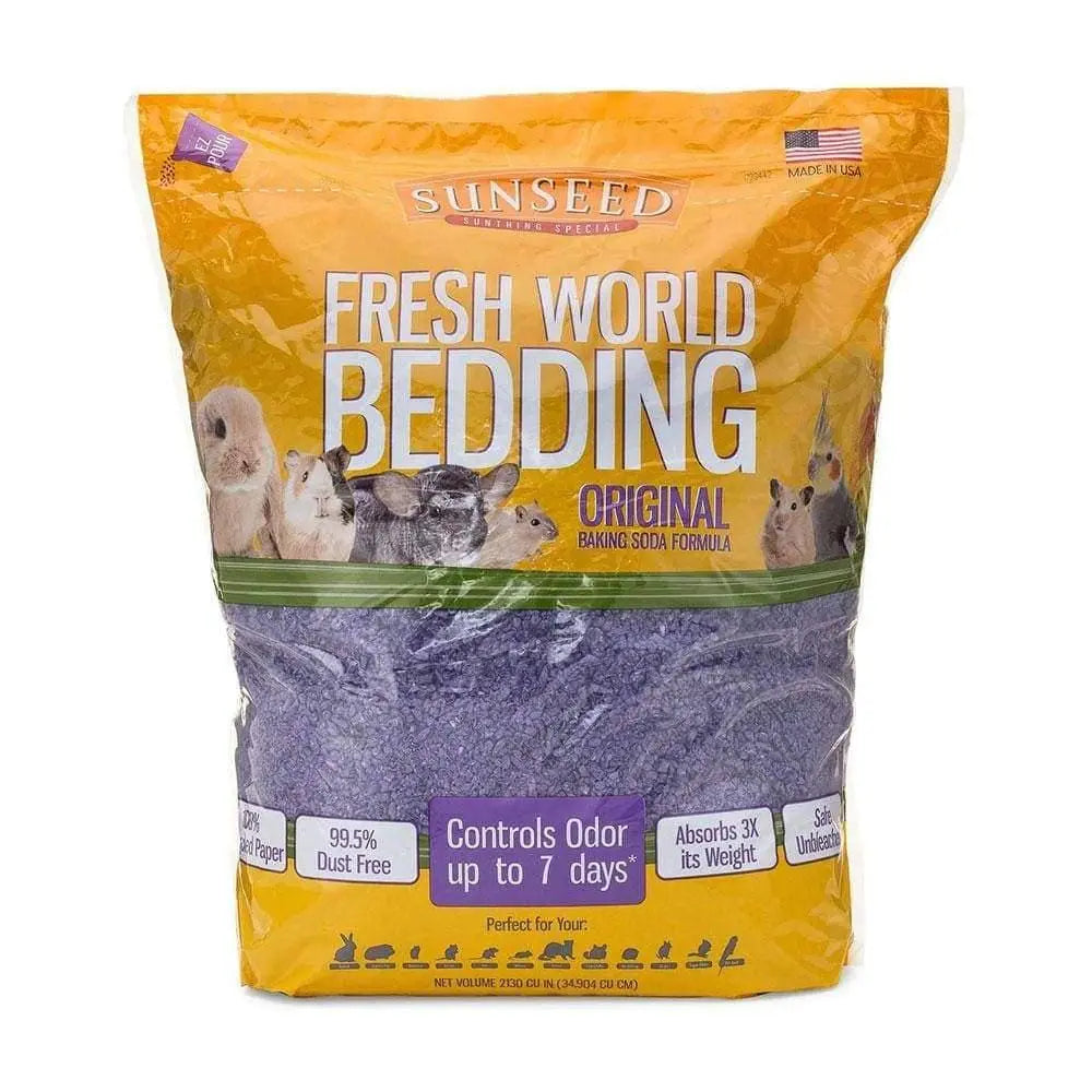 Sunseed® Fresh World® Small Animal Bedding Purple Color 2130 Cubic Feet Sunseed®