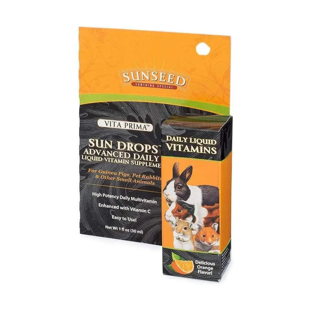 Sunseed® Vita Prima™ Sun Drops™ Advanced Daily V Liquid Vitamin Supplement for Small Animals 1 Oz Sunseed®
