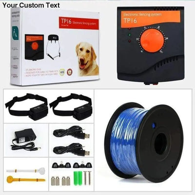 TP16 Dog Fence System Rechargeable Waterproof Shock Adjustable Dog Training Collar Talis Us