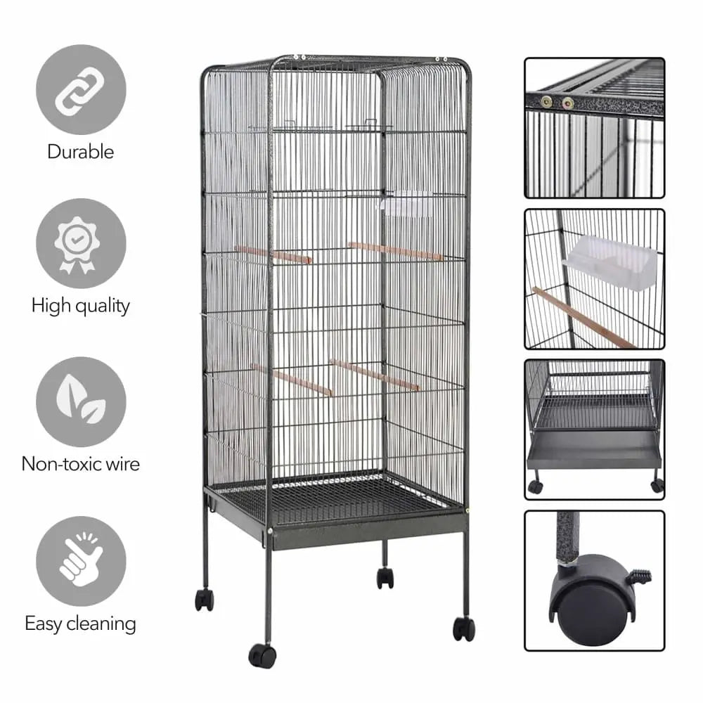 Talis 58 Large Bird Cage with Rolling Stand Talis Us Bird