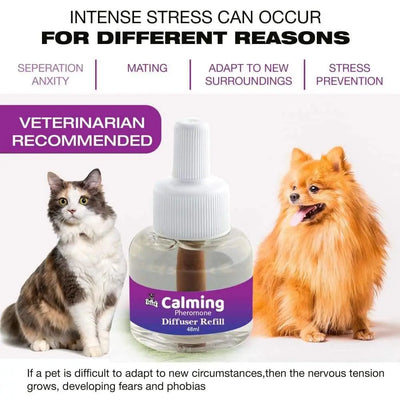 Talis Calming Pheromone Diffuser Refill 48Ml Anxiety Calming Diffuser Mating Anxiety Remedy for Dogs Talis Us