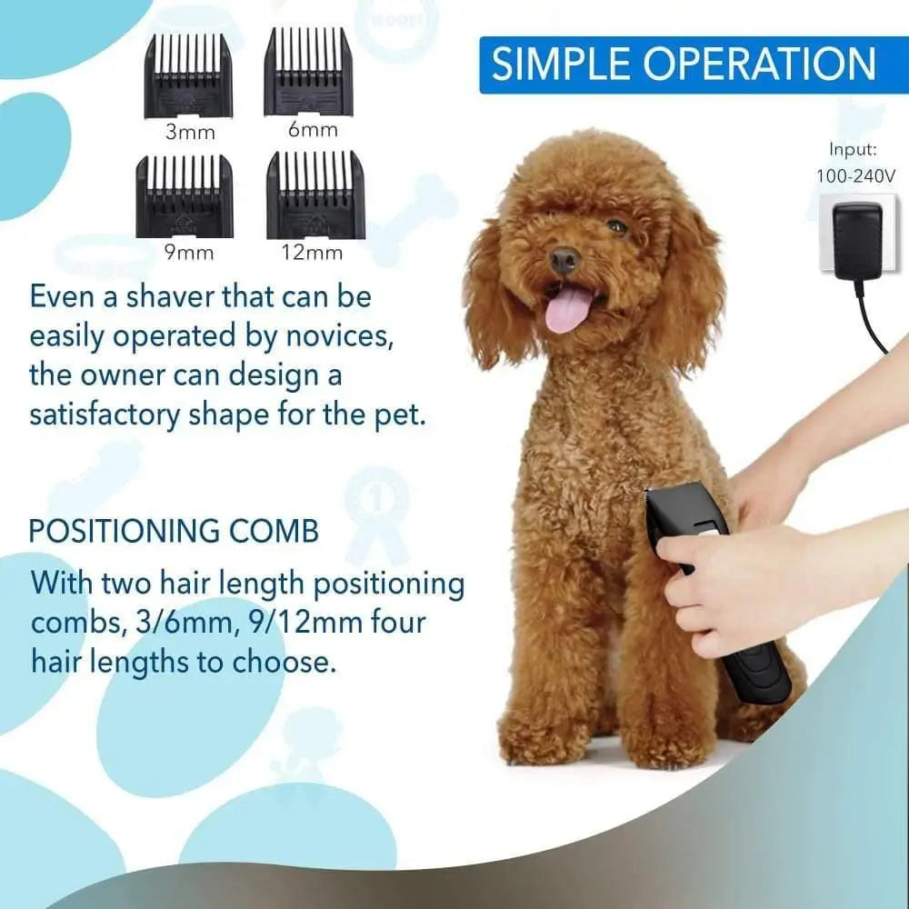 Talis Pet Fur Trimmer Battery Trimming Device Shaver Clippers Low Noise Professional Dog Cat Hair Talis Us