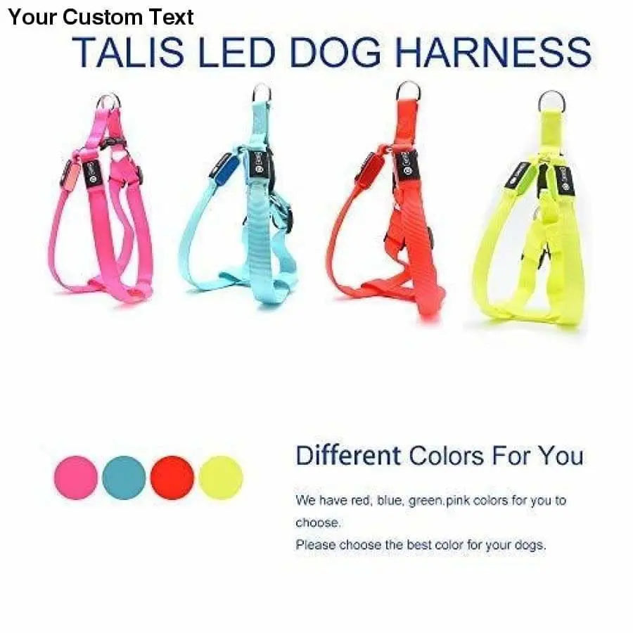 Talis Revolutionary Illuminated and Reflective Harness for Dogs Talis Us
