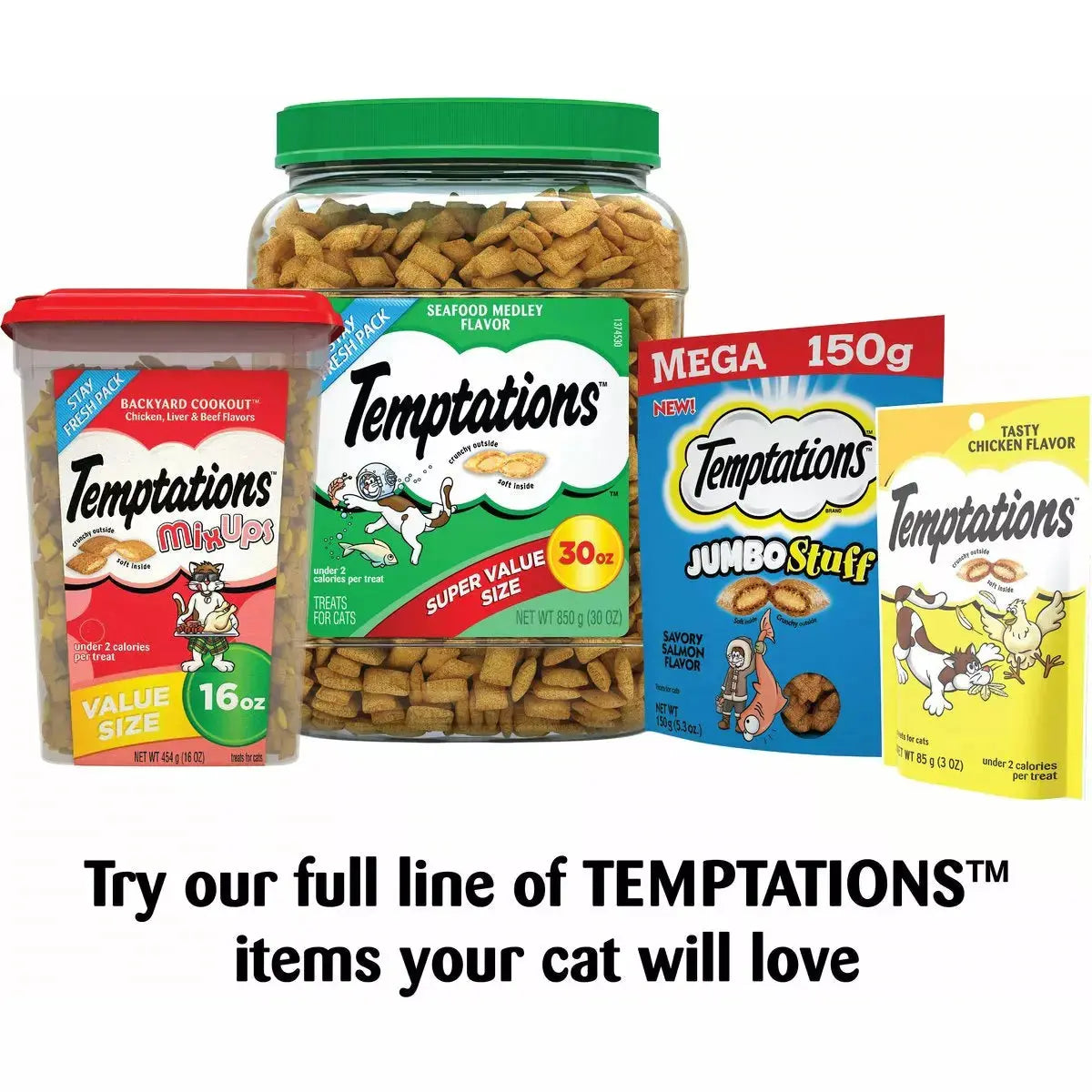 Temptations Seafood Medley Cat Treat Temptations