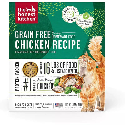 The Honest Kitchen Dehydrated Grain Free Chicken Cat Food The Honest Kitchen