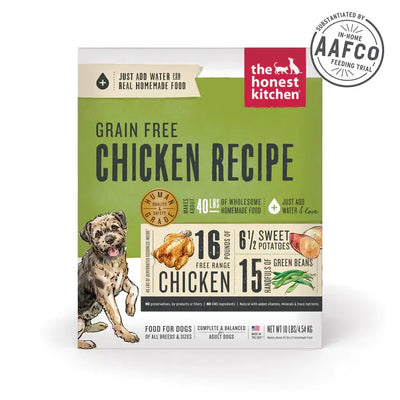 The Honest Kitchen Dehydrated Grain Free Chicken Recipe Dog Food The Honest Kitchen