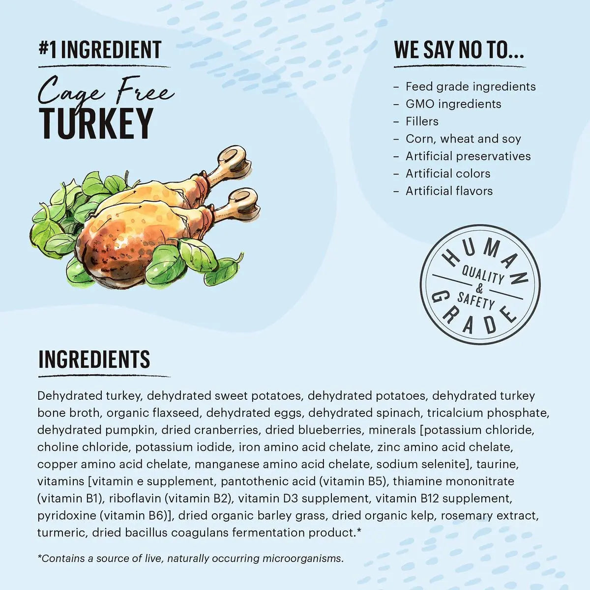 The Honest Kitchen Dehydrated Grain Free Turkey Cat Food The Honest Kitchen