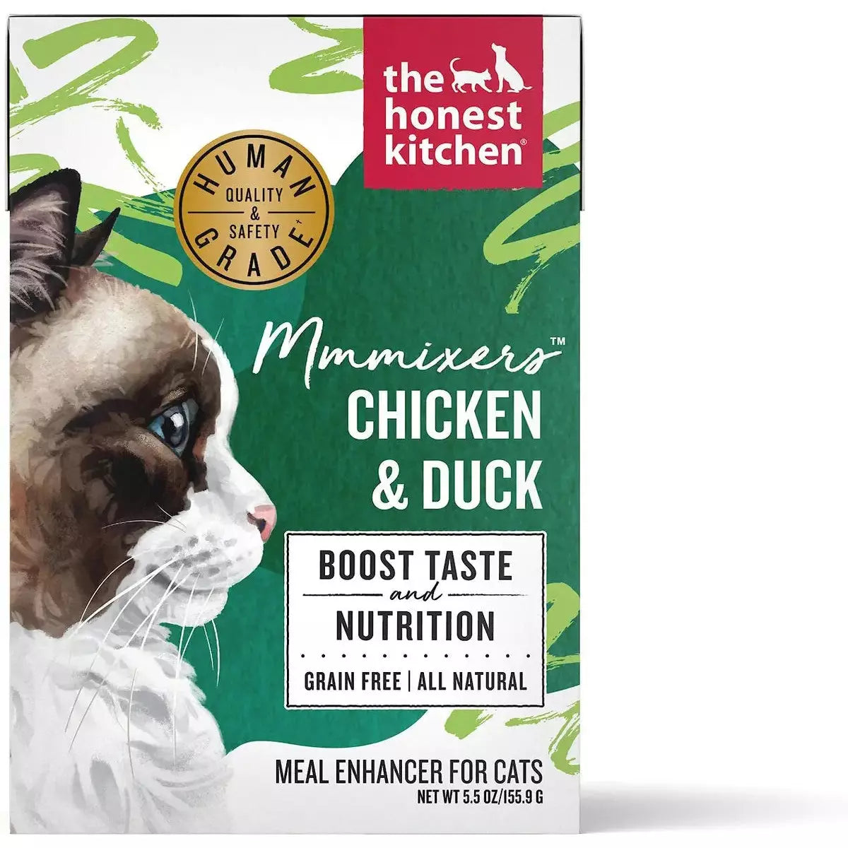 The Honest Kitchen Mmmixers Human Grade Chicken & Duck Cat Food Toppers 12/5.5oz The Honest Kitchen