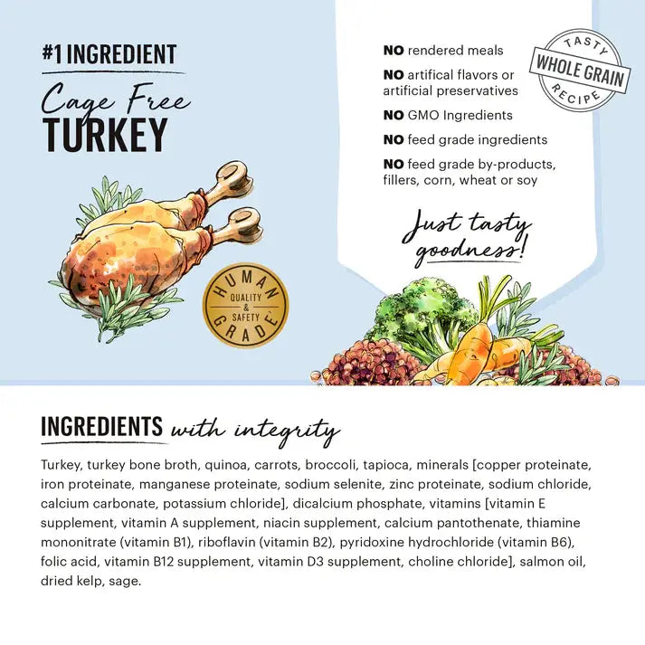 The Honest Kitchen One Pot Stews: Tender Turkey Stew with Quinoa, Carrots & Broccoli Wet Dog Food  6/10.5oz The Honest Kitchen