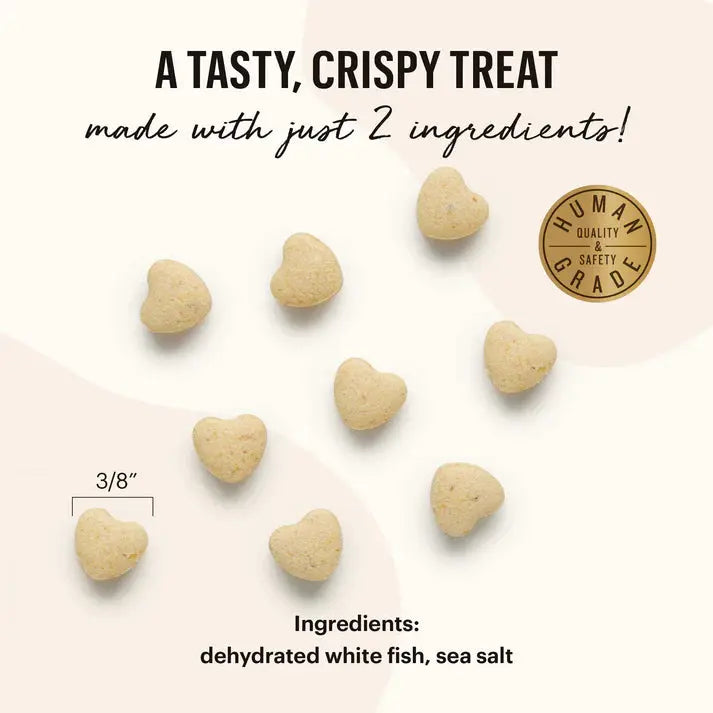 The Honest Kitchen Smittens Bites Simply Dehydrated White Fish Recipe Natural Treats for Cats 1.5oz The Honest Kitchen