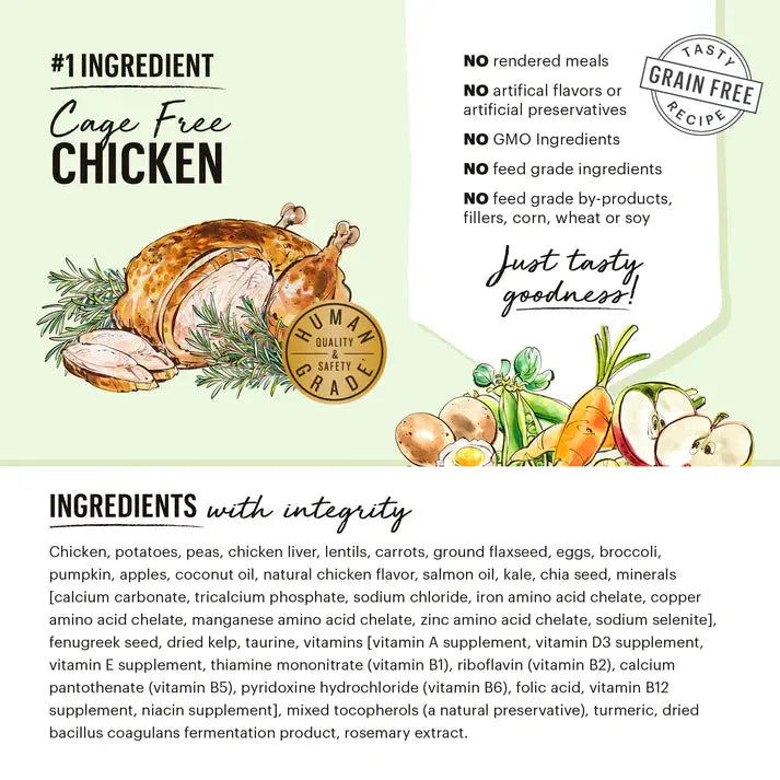 The Honest Kitchen Whole Food Clusters Grain Free Chicken Dry Dog Food The Honest Kitchen