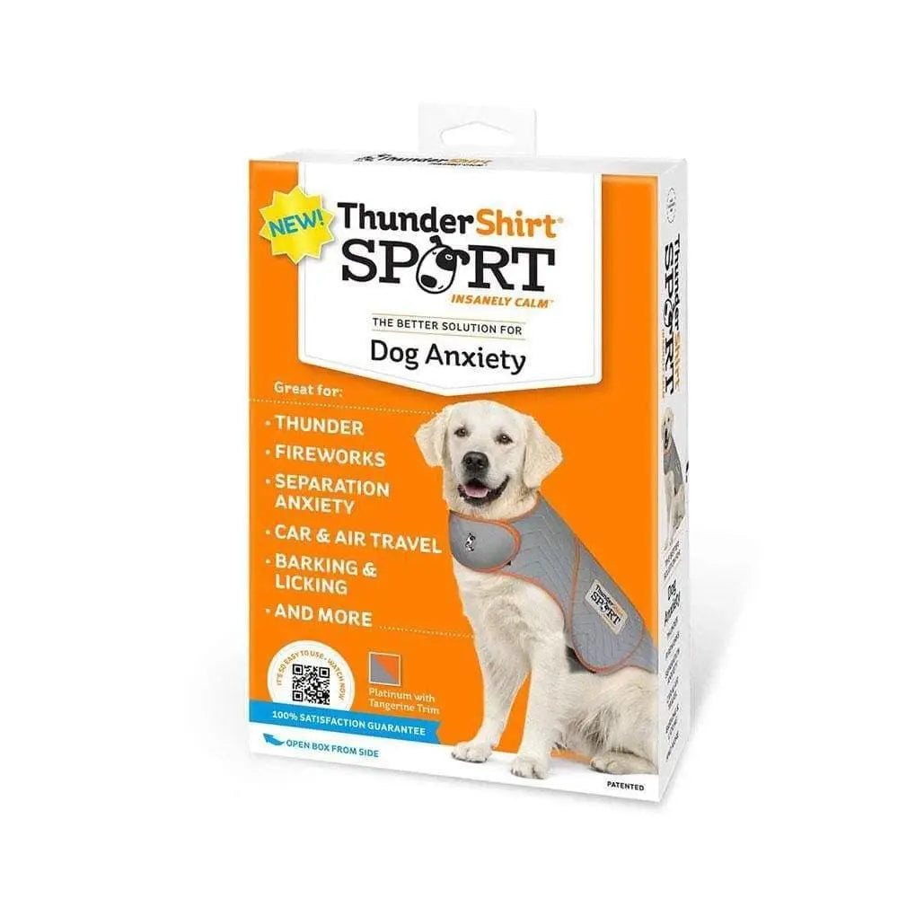 ThunderShirt® Sport Anxiety Jacket for Dog Platinum Color Medium ThunderShirt®
