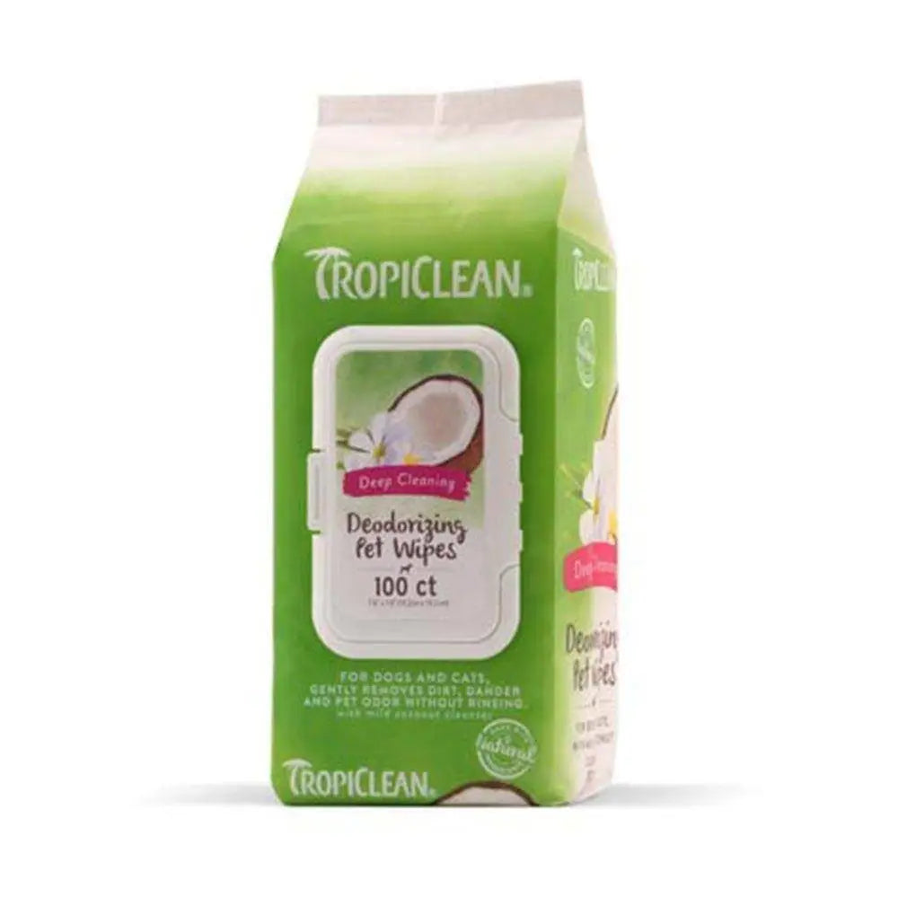 Tropiclean® Deep Cleaning Wipes for Pets 100 Count Tropiclean®