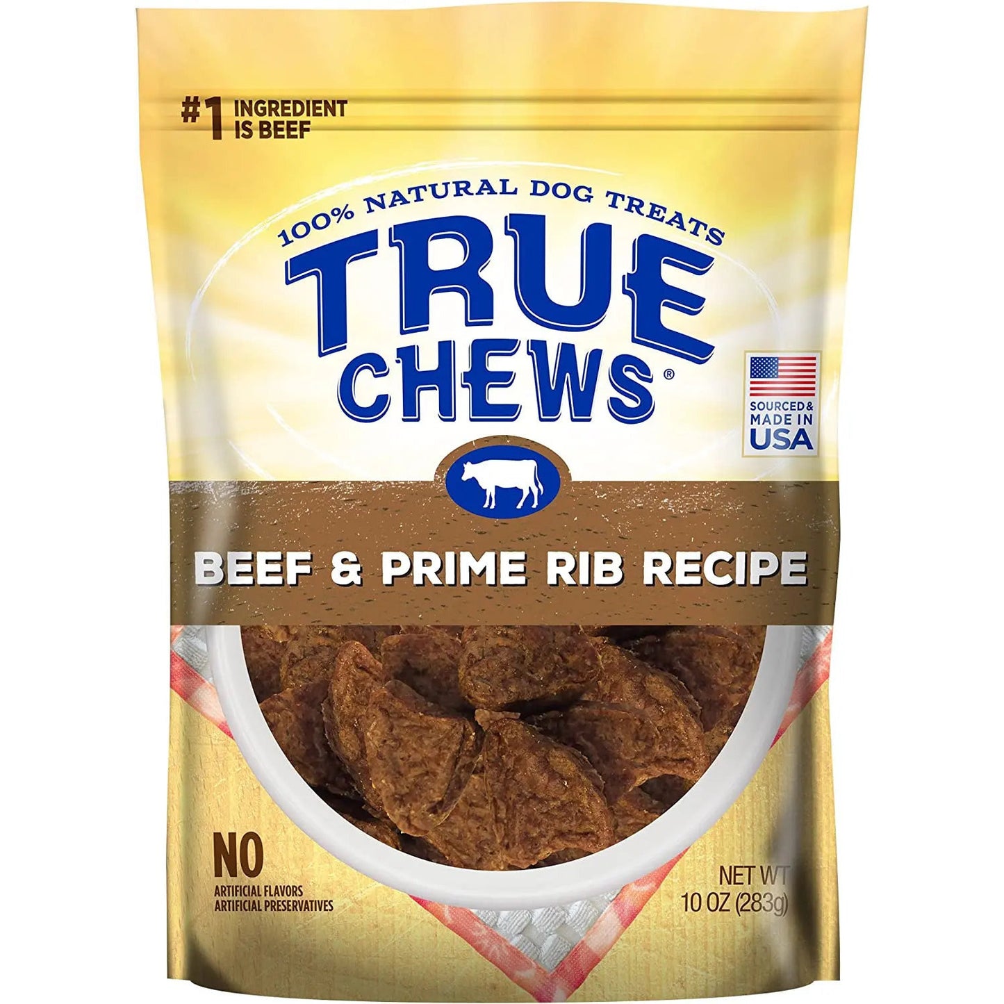 True Chews Beef & Prime Rib Recipe Dog Treat 10 oz True Chews