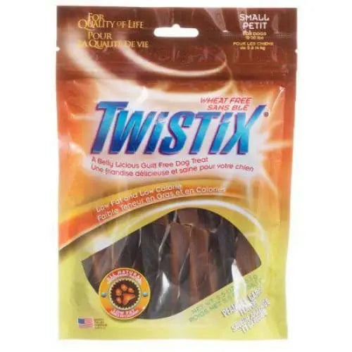 Twistix Wheat Free Dog Treats - Peanut Butter & Carob Flavor Twistix