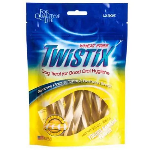 Twistix Wheat-Free Yogurt & Banana Dental Dog Treats Twistix