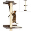 Ultimate Cat Climbing Tower & Activity Tree. (Tall sisal Scratching Posts, Modern cat Furniture, PetFusion