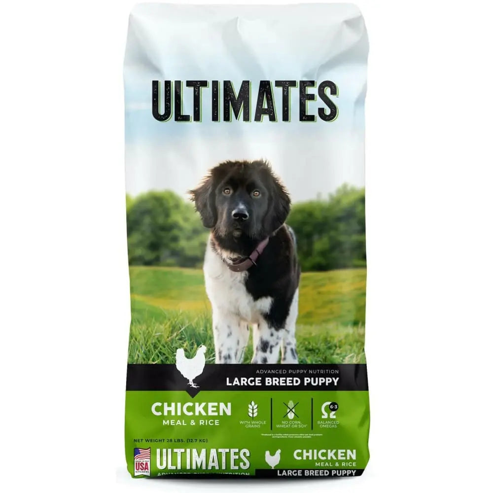 Ultimates Large Breed Puppy Dry Dog Food Chicken Meal & Rice 28 lb Ultimates