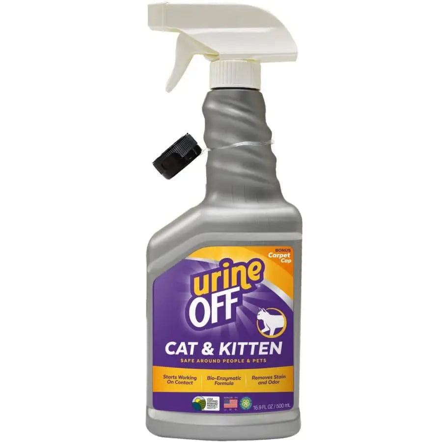 Urine Off Cat & Kitten Hard Surface Sprayer with Carpet Applicator Cap 16.9 oz Urine Off CPD