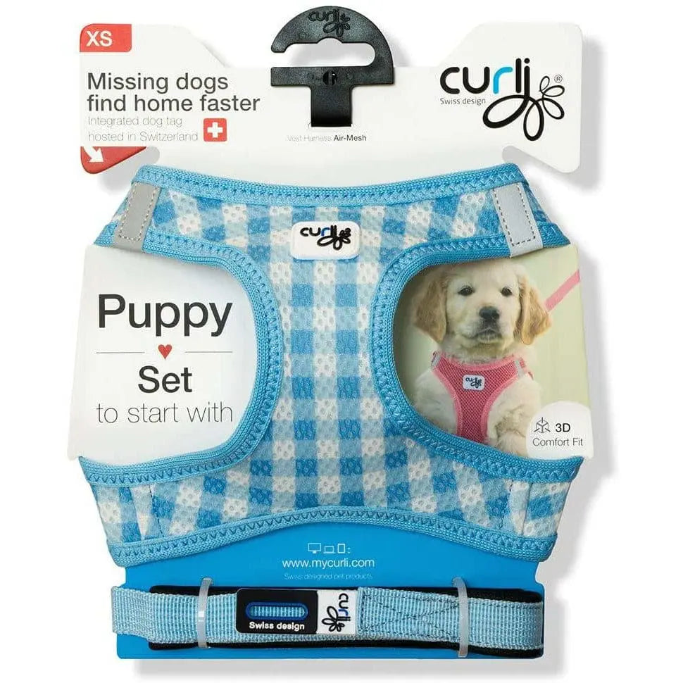 Vest Harness Air-Mesh with Matching Leash for Small Dogs Curli