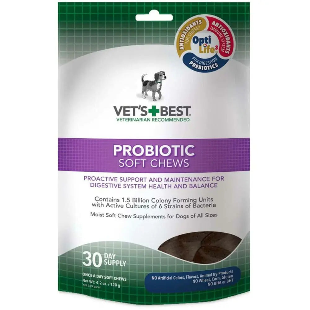 Vet's Best Probiotic Soft Chews 4.2 oz Vet's Best