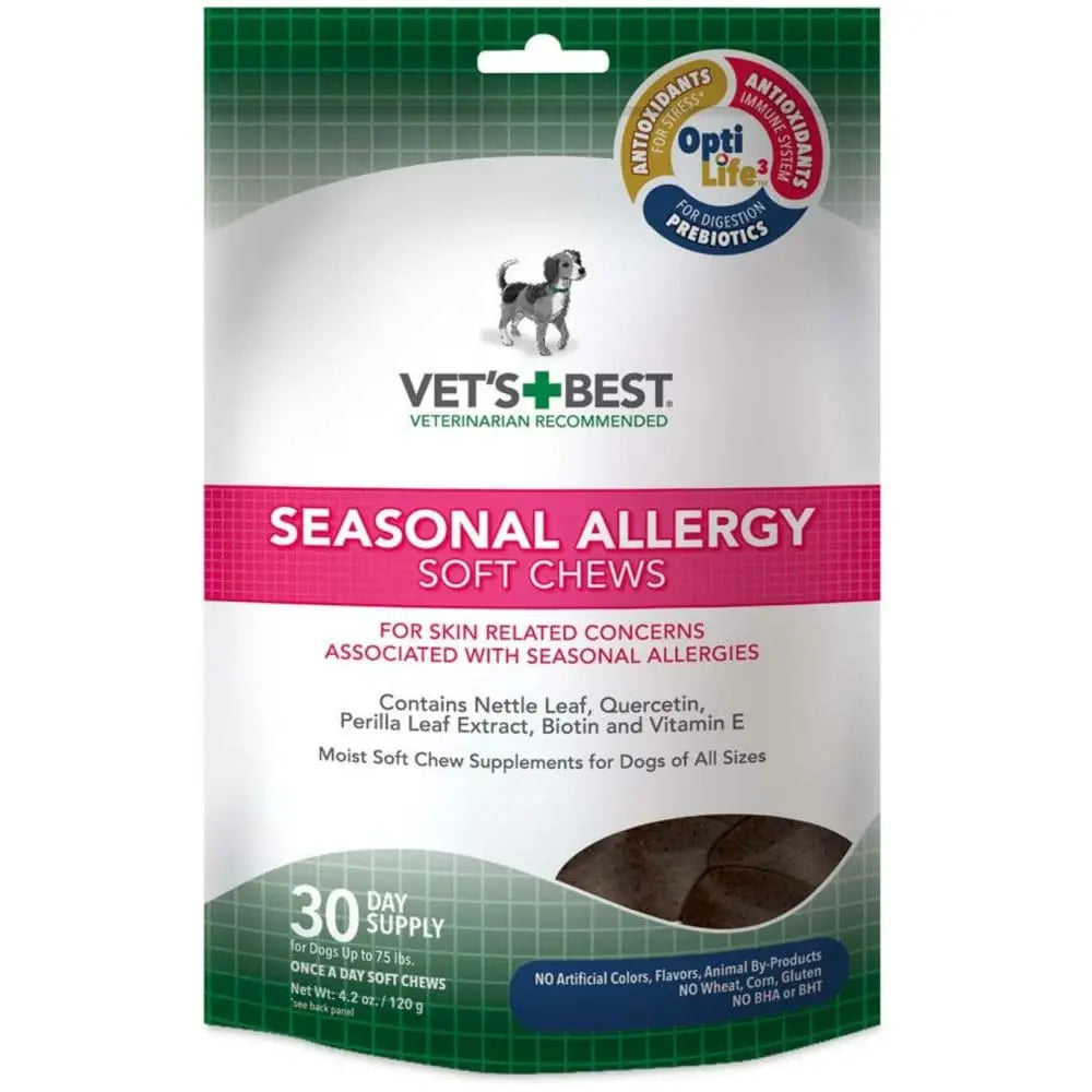 Vet's Best Seasonal Allergy Soft Chews 30 Chews, 4.2 oz Vet's Best