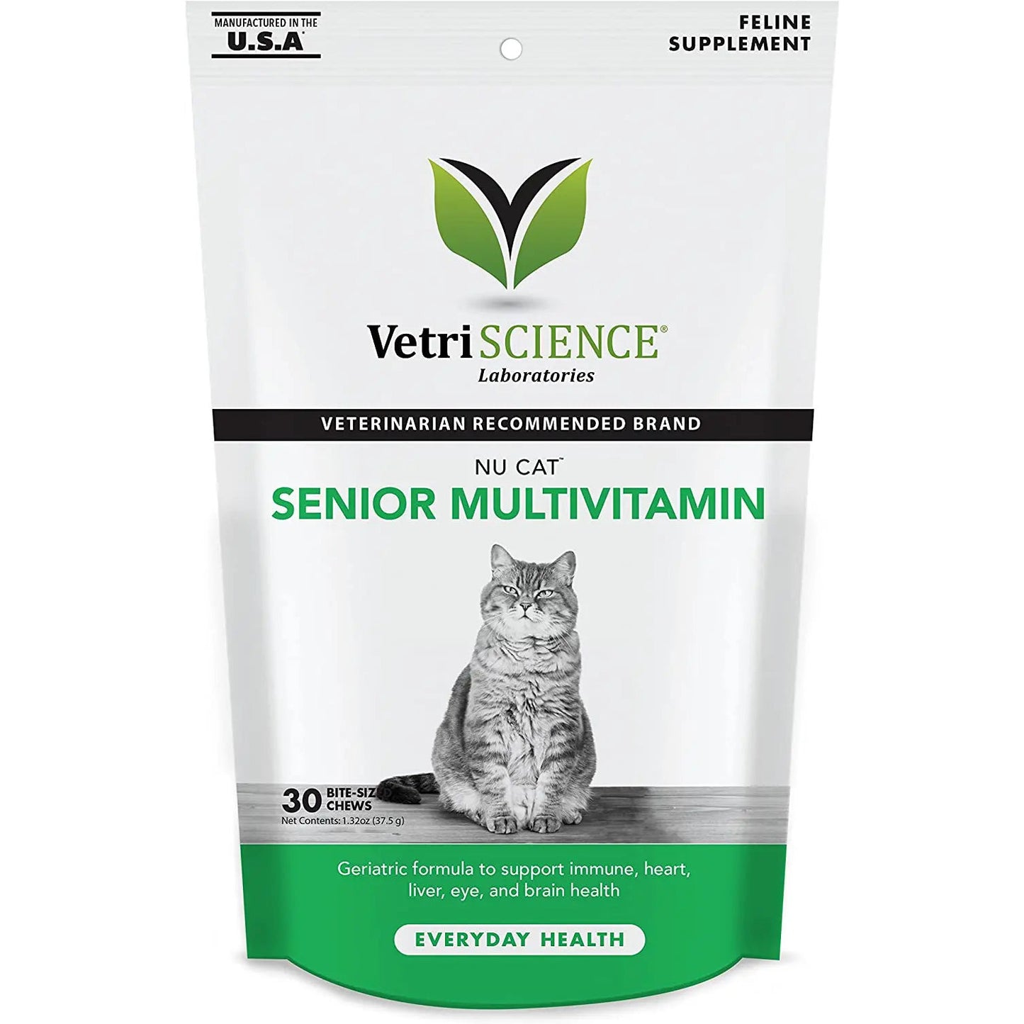 Vetri-Science Laboratories NuCat Senior Multivitamin for Cats 30ct Vetri-Science Laboratories®