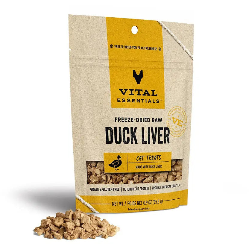 Vital Cat® Freeze-Dried Duck Liver Cat Treats 0.9 oz Vital Essentials®