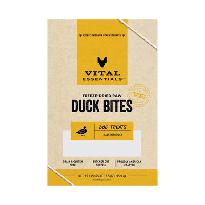 Vital Essentials® Freeze-Dried Duck Bites Dog Treats Vital Essentials®