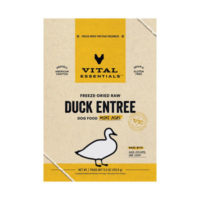 Vital Essentials® Freeze-Dried Raw Duck Entree Dog Food Mini Nibs Vital Essentials®