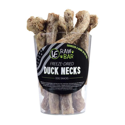 Vital Essentials® Raw Bar Freeze-Dried Duck Necks Dog Treats 24 Piece/Bag Vital Essentials®