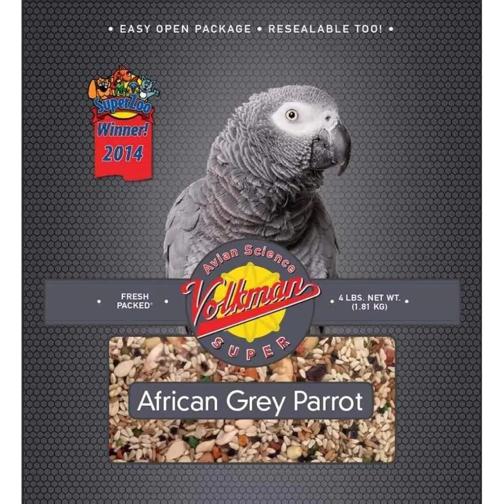 Volkman Seed Company Avain Science Super African Grey Parrot Bird Treat 4 lb Volkman Seed Company