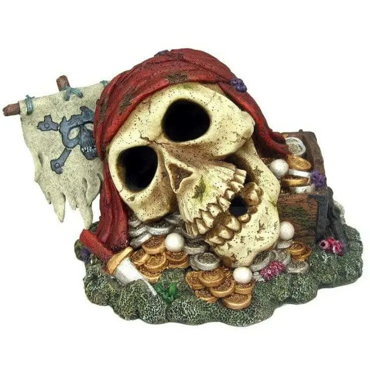 Weco Products Wecorama Catacombs Skull Wreck Aquarium Ornament Multi-Color Weco CPD