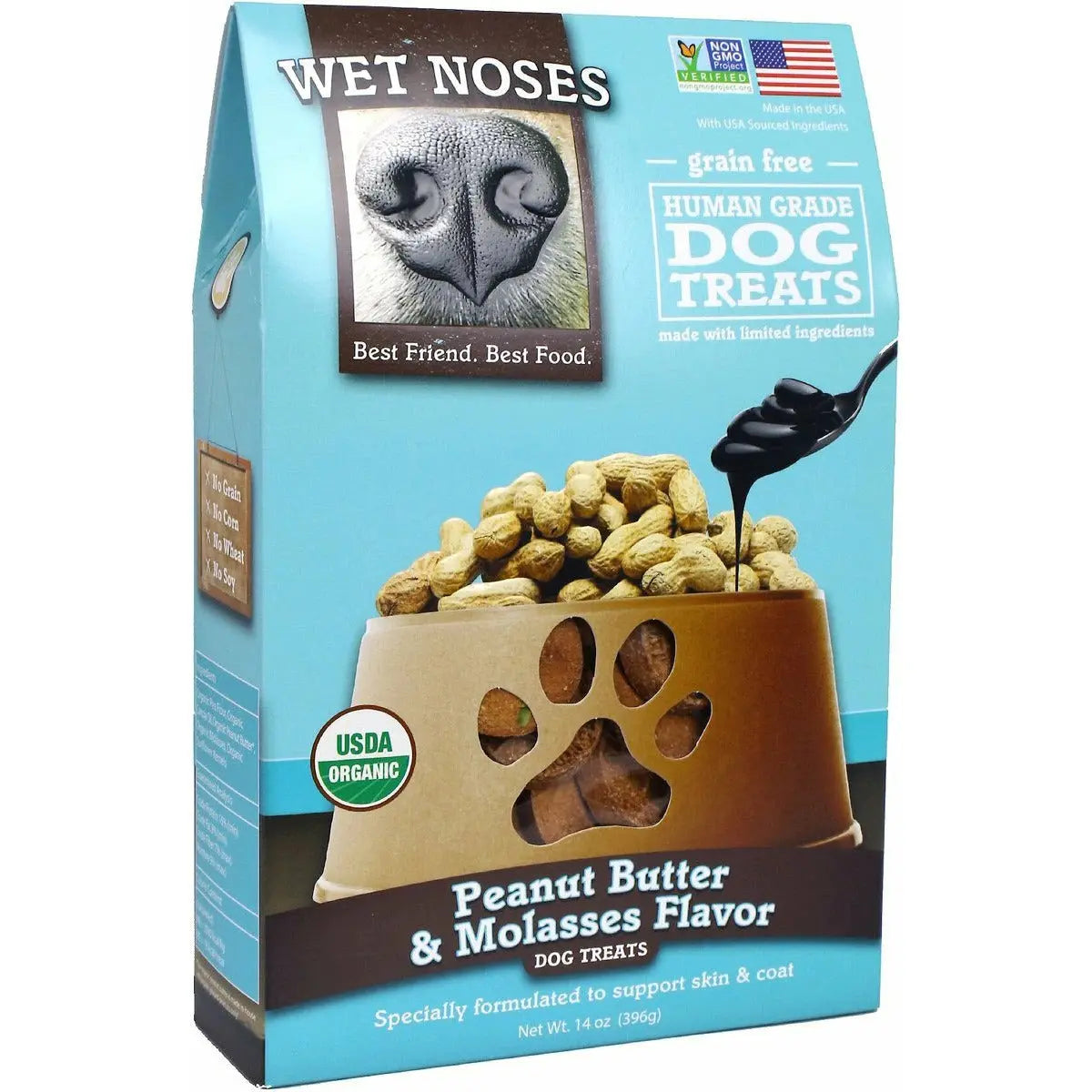 Wet Noses Grain Free Organic Crunchy Dog Treats for All Pet Sizes