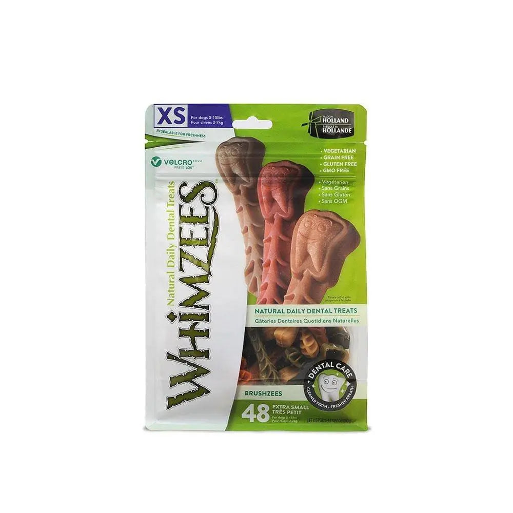 Whimzees X-Small Gluten Free Toothbrush Dog Dental Chews 12.7 Oz Whimzees