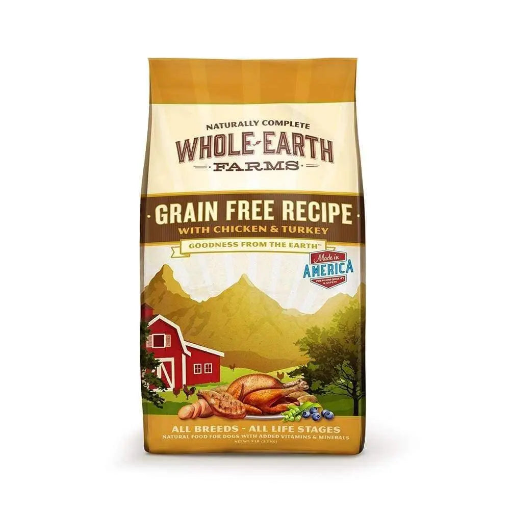 Whole Earth Farms® Goodness from the Earth Grain Free Chicken & Turkey Recipe Dog Food 4 Lbs Whole Earth Farms®