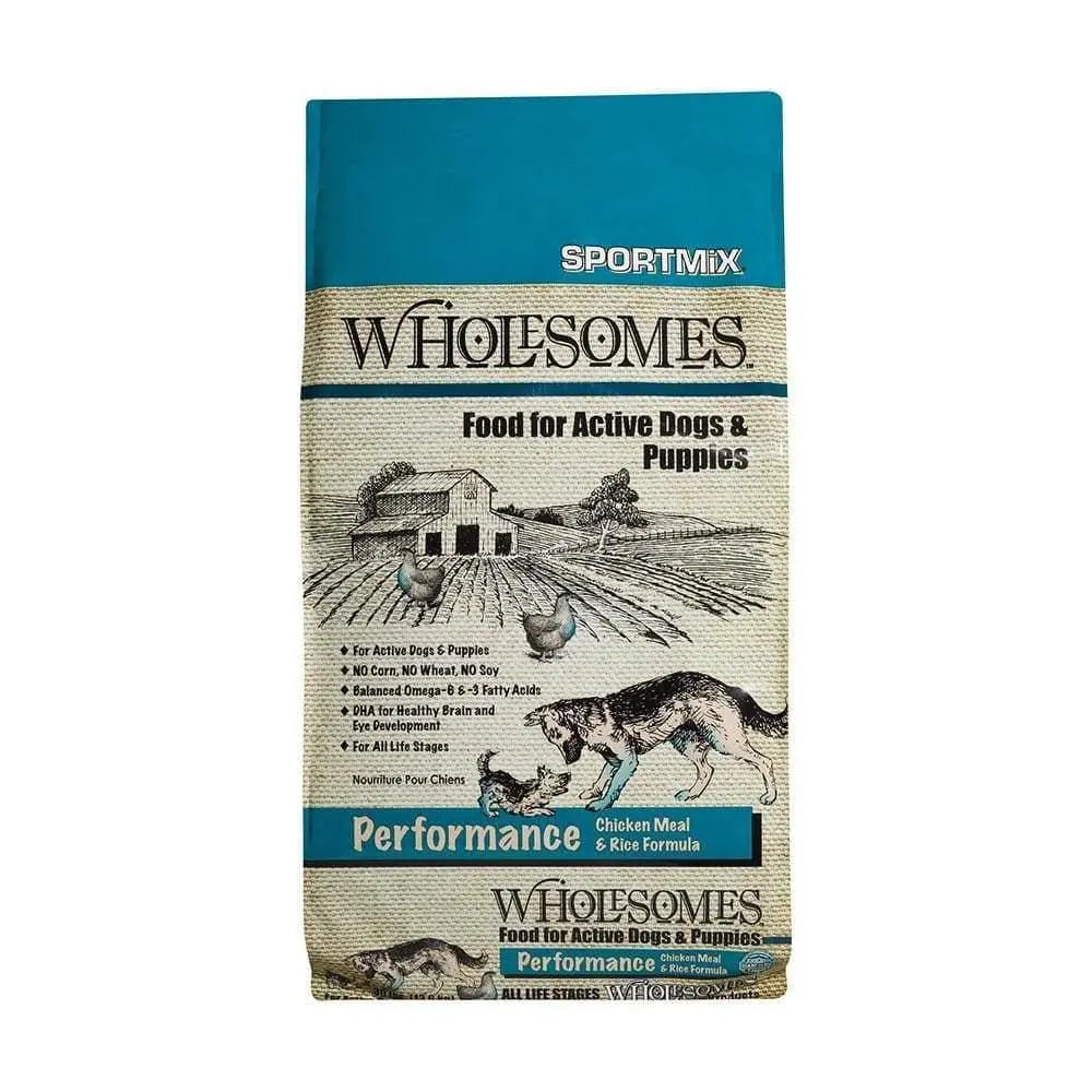 Wholesomes Performance Chicken Meal & Rice Formula Dog Dry Food 30 Lbs Wholesomes