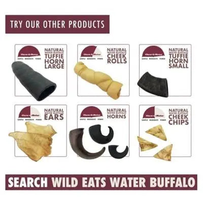 Wild Eats Water Buffalo Horn w/Pizzle Dog Treat Wild Eats