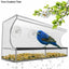 Window Bird Feeder House by Nature Anywhere with Sliding Feed Tray Talis Us