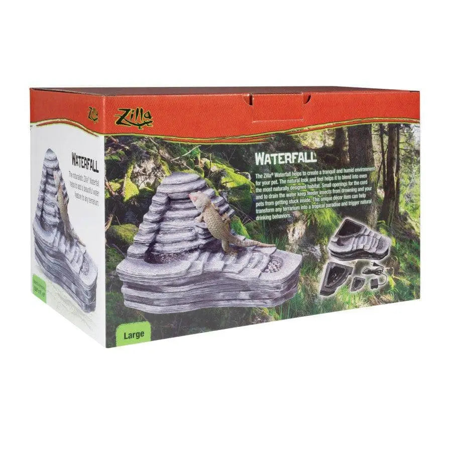 Zilla Reptile Waterfall Decor Fits any Terrarium Tropical Paradise. Zilla®