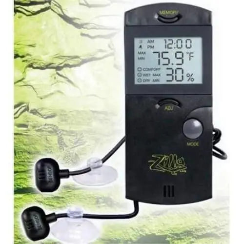 Zilla Terrarium Digital Thermometer-Hygrometer Zilla